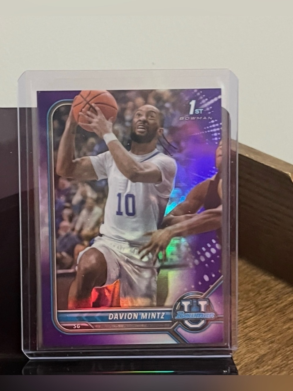 🏀 Davion Mintz 2021-2022 Bowman University 1ST Chrome RC 294/299